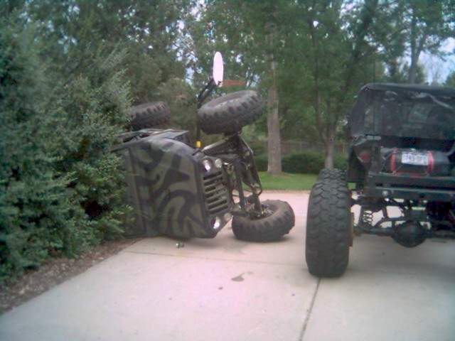 levantando rueda trasera 4x4